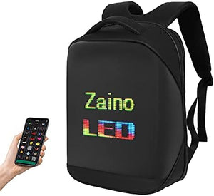 MOCHILA INTELIGENTE BOLSO CON LUZ LED CON PANTALLA ELECTRONICA